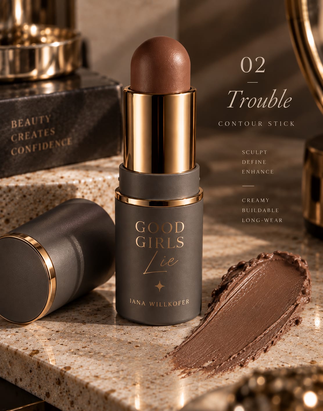 Contur stick Trouble Good Girls Lie IANA WILLKOFER – nuanța închisă
